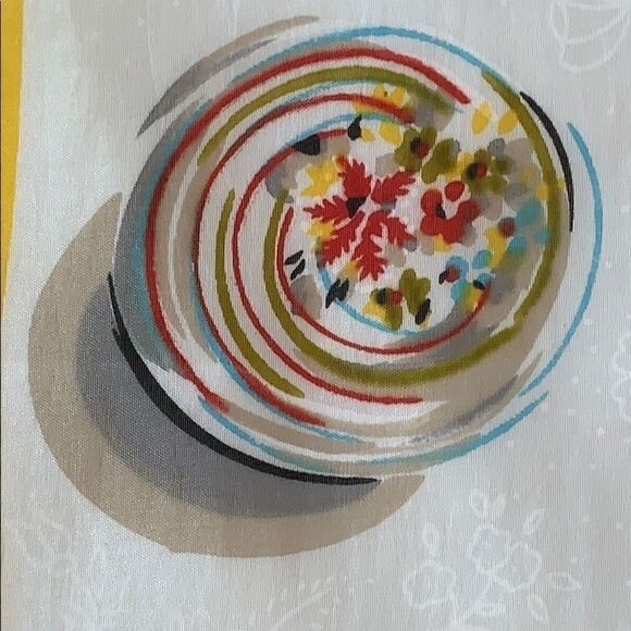 Vintage mid century flowered hat design scarf - Picture 6 of 8